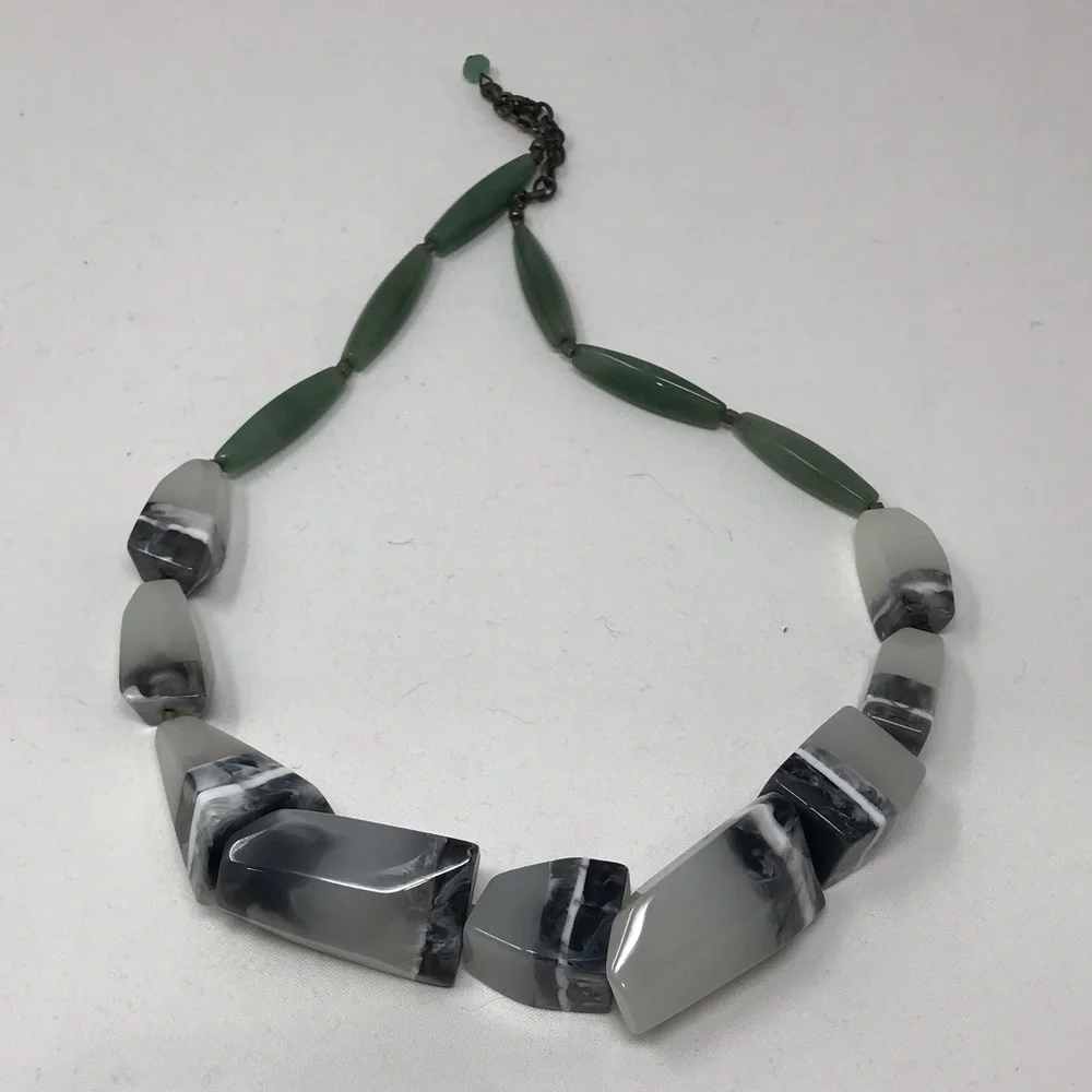 Anthro “Polished Bedrock Necklace” - Picture 4 of 11